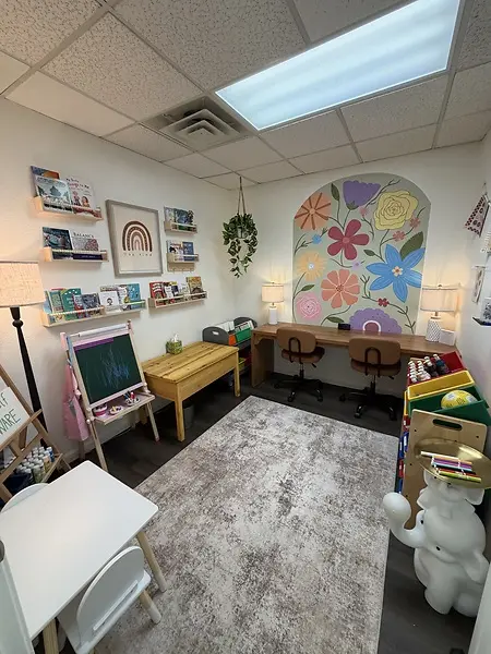 With our recent expansion, we added an art/play therapy room. We implement sand tray therapy in this room. It has been an amazing addition to our practice, and the children and adolescents that we see have enjoyed this additional space. 