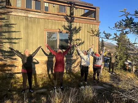 Sunrise salutes; Women's retreat 2022