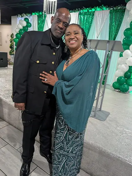 With my husband, Bishop Robert Lee Humphries,Jr