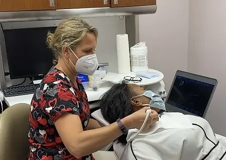 Hard at work saving lives one scan at a time!