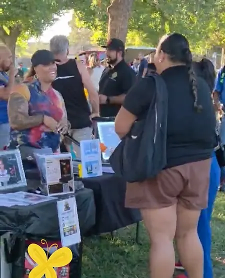 

Every week I post motivative, and inspiring quotes on a community platform called Nextdoor to help uplift my community, to make sure that they start or end their day with a positive mindset. I absolutely love being a vendor during a community event. Engaging with the public about my brand Unchosen Choices with the services that I can provide along with introducing people to my international best selling book Unchosen- The Choices You Don't Know You Are Making.