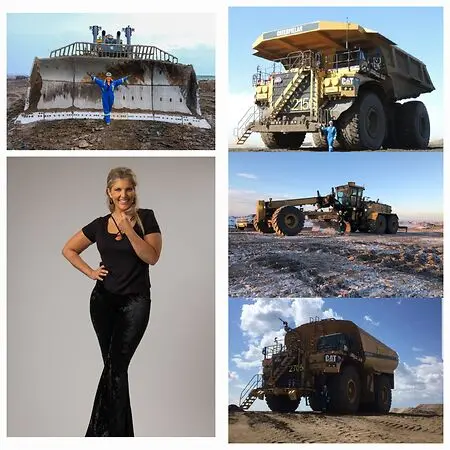 All the giant equipment I operate in the mine in Northern Canada. 