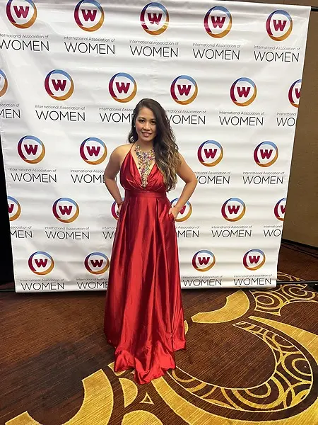 Being recognized by International Association of Women Influencer Award