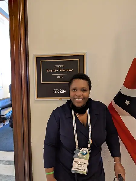At the Capital advocating for Disability Rights