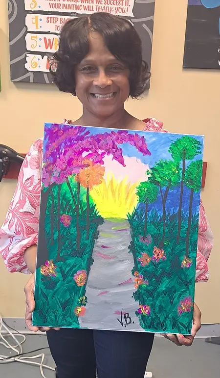 Taking time to paint is incredibly relaxing. It's a wonderful way to unwind, express creativity, and showcase another skill set during moments of downtime.
