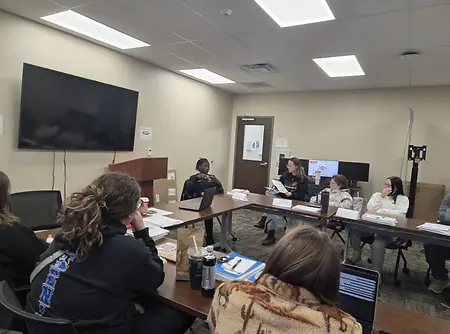 Every call begins with a voice on the other end of the line. It was an honor to speak with future dispatchers about service, resilience, and the responsibility that comes with answering that call.