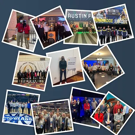 Every experience has been a step toward building a career in sports, leadership, and business. Grateful for every opportunity, every lesson, and every connection along the way.
From classrooms to championship venues, these experiences have shaped my passion for the sports industry and strengthened my commitment to leadership, service, and professional growth.
A collection of unforgettable moments, meaningful connections, and hands-on experiences that continue to fuel my journey in the sports and entertainment industry.
Each event, internship, and networking opportunity has contributed to my growth as a young professional. Looking forward to what's next.