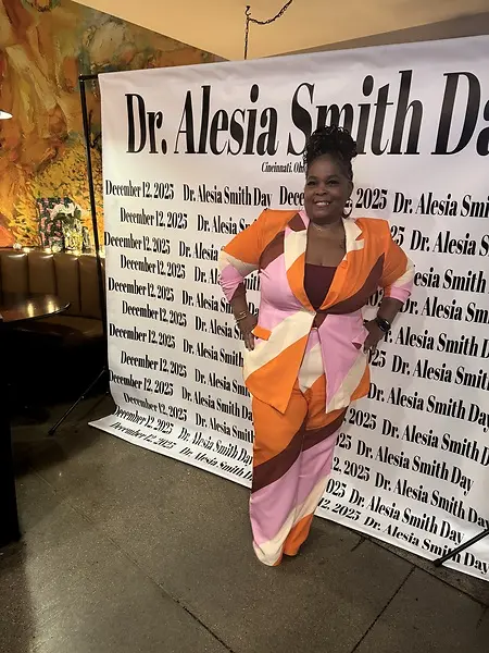 This picture is from Dr. Alesia Smith Day!! The city, my school leaders, and family nominated me for my work in the district and the community.
