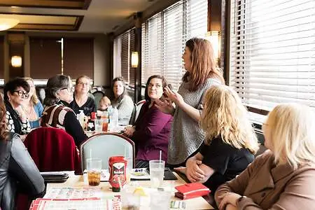 Berks Women in Motion networking lunch with powerhouse local women—building authentic connections that strengthen our careers and community.
