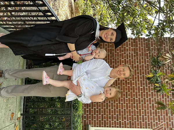 My family and I celebrating my graduation from UNCW with my Master of Integrated Marketing Communication degree. 