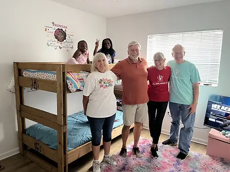 Sleep in Heavenly Peace, a non profit to give children beds . These deliveries are dear to my heart as I dedicate the volunteer time in my son ‘s memory. He loved helping children everywhere. 
Keeping his legacy alive through my own positive actions, writing and creating Baby Hootie the owl.