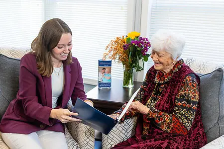 Giving a community experience to a potential new Resident looking for Assisted Living options. 