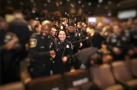 Graduating the Police Academy as a Police Officer for the City of Alexandria
(from 2021)