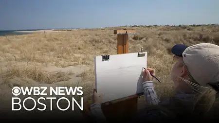 Artist Deidre Tao shares her inspiration and creative process for a segment on CBS/ WBZ-TV's "New England Living" show with host Rachel Holt.