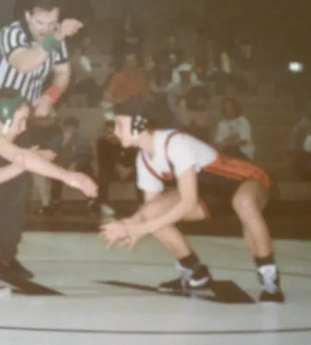 1992 was My Freshman Year at Blaine High School Located in Blaine, WA. Homecoming Week and I agreed to Jello Wrestle. Our Ref was to be Our New Wrestling Coach. As the Homecoming Jello Wrestling Champion, Craig Foster asked Me if I Wanted to Become a Wrestler...  I Said Yes...  Well, after asking my parents.  I was 129 pounds; Max Bench 135 lbs. Max Squat 275 lbs with 24 inch vertical.  Placed 5th in County that Year.  To Stay in Shape for Track Season, I Became the First Female Wrestler on the Boy Team.  Wonderful to Know that My God Daughter also Tried Out Years Later.  I will write an article about this for sure.  