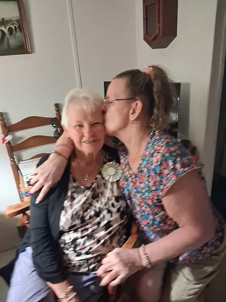 My 90yr old Aunt Joyce; She's teaching me how to be retired @ 57.
