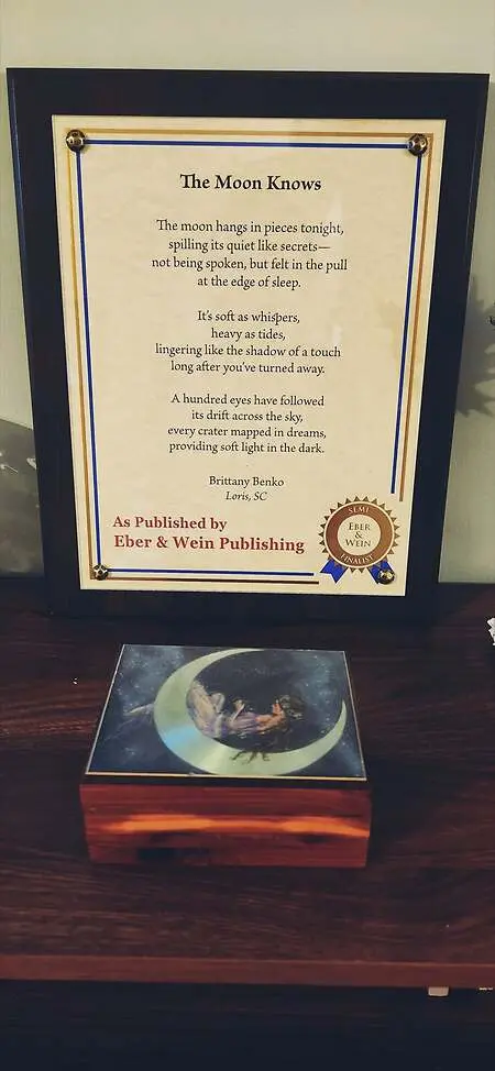 Poetry Nation Awarded me Semi-Finalist with my poem, The Moon Knows. 