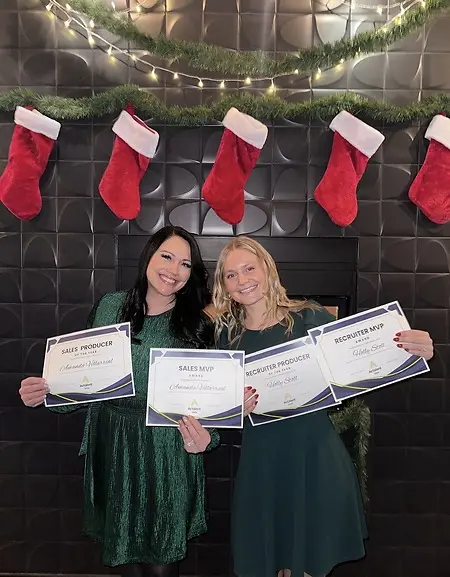 This photo represents one of the proudest milestones of my career. During our annual awards celebration, I was honored to receive both the Sales MVP Award and Sales Producer of the Year at Actalent. These awards recognize not only performance but also the relationships built, the trust earned, and the dedication to helping clients, candidates, and my team succeed. Sharing this moment alongside one of my incredible recruiting partners made the achievement even more meaningful, reminding me that success is rarely accomplished alone. It reflects years of hard work, resilience, collaboration, and a commitment to leading by example.