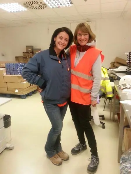 One of my very good friends who supported the site start-up in Budapest in 2016.  Not only was this one of my greatest accomplishments and favorite projects, I also got to meet some amazing people.  She and I are still friends today.  (picture in the quality lab as it was getting set-up)