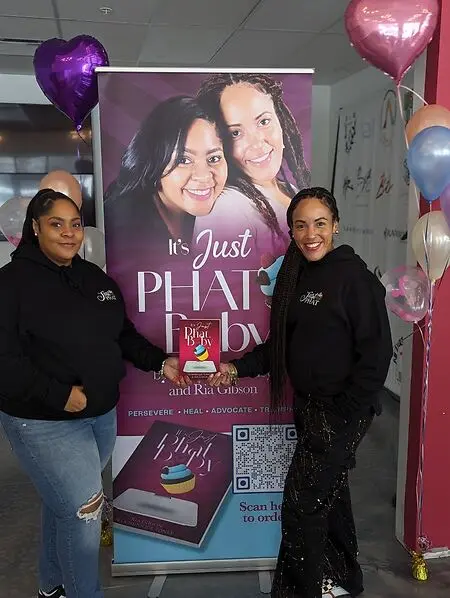 The definition of “do it anyway”. We hosted our first Galentines day in February 2024. Toward the end of the event we decided to debut our book, It’s Just Phat Baby! 