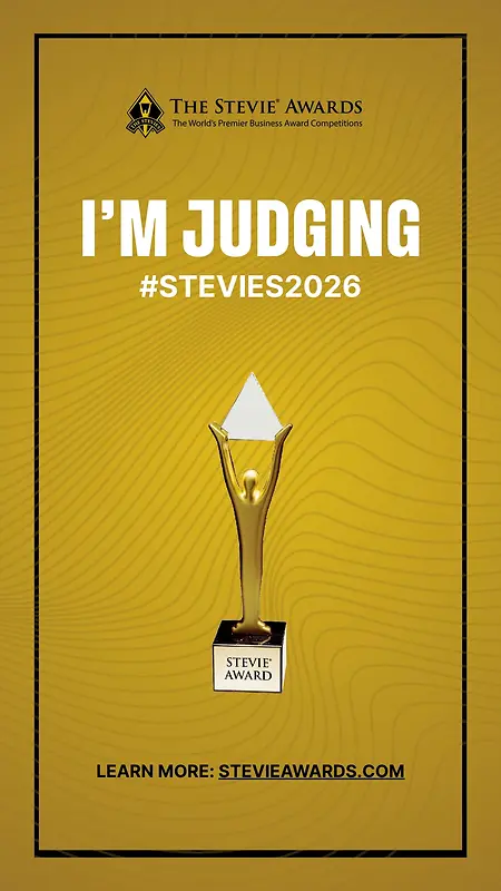 Selected as a 2026 judge for the Stevie Awards for Women in Business®, recognizing outstanding achievements by women executives, entrepreneurs, and organizations worldwide.