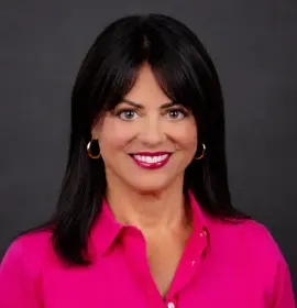 Gina's headshot-straight on angle.