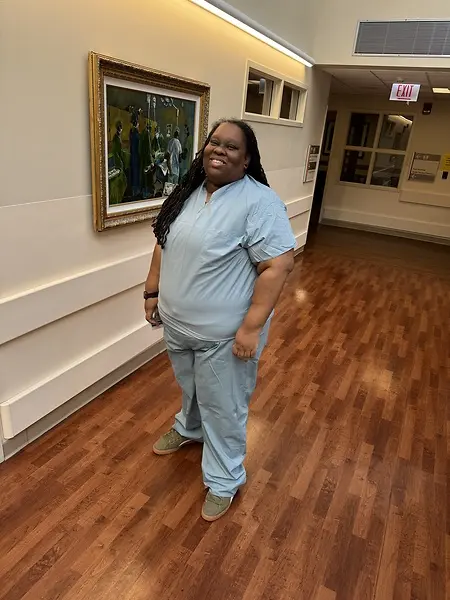 Heading into an operating room to minister to a family donating their loved one’s organs.