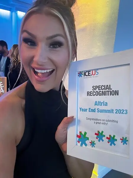 Special recognition for the work that my team does at an awards ceremony in NYC.