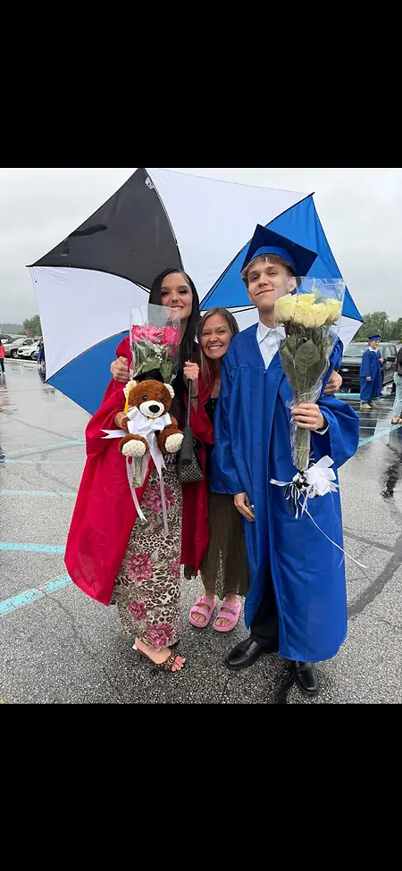 These two will always be my greatest achievements. 18 years of tears and prayers got us here.
