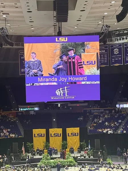 A proud milestone: graduating from LSU with my bachelor’s degree in Marketing. This moment represents years of hard work, growth, and determination—and the beginning of my next chapter as an entrepreneur and MBA student.