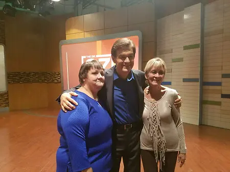 It was an honor to be on the Dr Oz Show in New York City in Times Square with women who've experienced sexual assault/harassment. I'm in tan shirt. My Book Promoter is in blue. Both of us are survivors of domestic violence/sexual assault. 