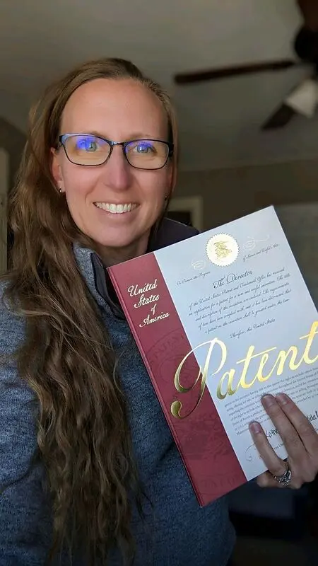 I'm one of the few women in the United States that holds a patent all to herself for inventing the Freeze It Flat for breastmilk storage.