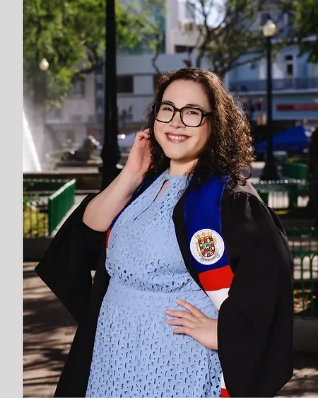 Photoshoot in Ponce, Puerto Rico to celebrate obtaining my Masters in Organizational Leadership in 2026