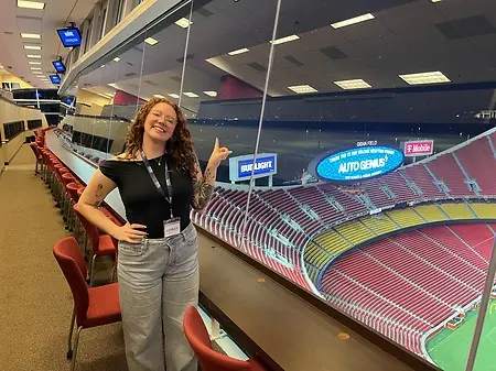 I was the lead designer for a large event where I got to design visuals for Arrowhead's Jumbotron (one of the first people to do so at the stadium) 