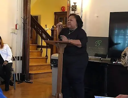 Speaking at my very first Women's 
Conference, April 27th, 2019 at St. Margaret's House in the Germantown section of Philadelphia PA.