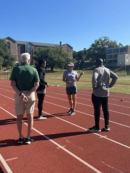 Teaching on the track at FAMU