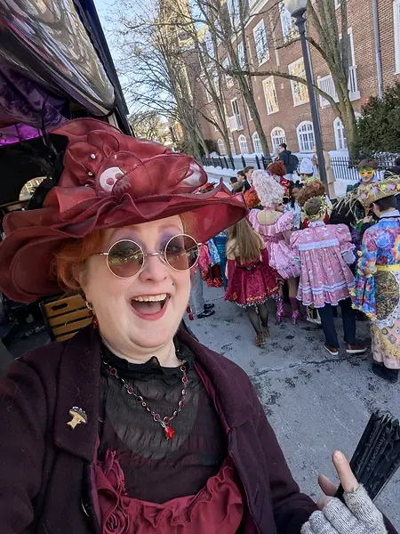 In the Hasty Pudding Club parade '26