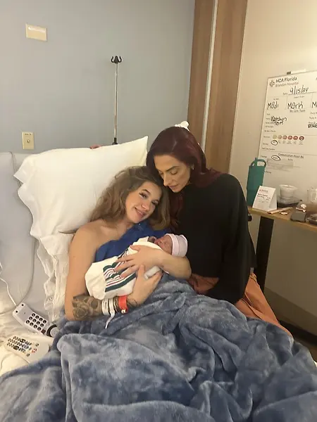No better milestone then watching your baby become a mother. Still crazy to even say I have a granddaughter but my heart is so full 