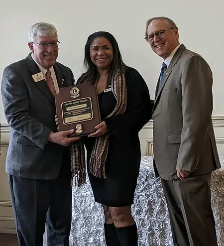 Receiving the Melvin Jones Fellowship plaque from my fellow East Hartford Lions Club members during my presidency was a tremendous honor. In a club with more than 75 years of service and many long-tenured members, the award affirmed that my efforts to grow, diversify, and strengthen the club were making a positive impact across generations.