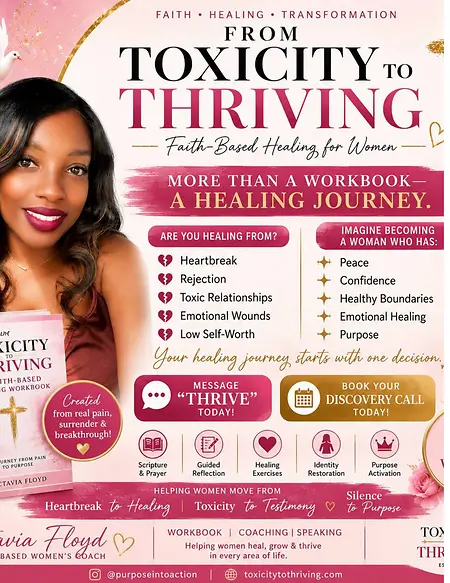 TOXICITY TO THRIVING
Helping women move from survival mode to becoming HER