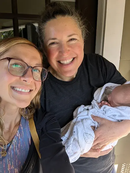 This a woman I worked with for a number of years and trained through two pregnancies. Getting to meet her second son, and know her family is happy and healthy was a milestone for me! 
