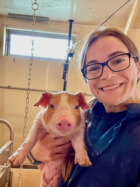 Doing what I love, one pig at a time.