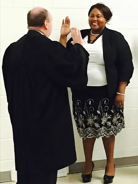 Swearing in as a Trustee for the Village of Jerome