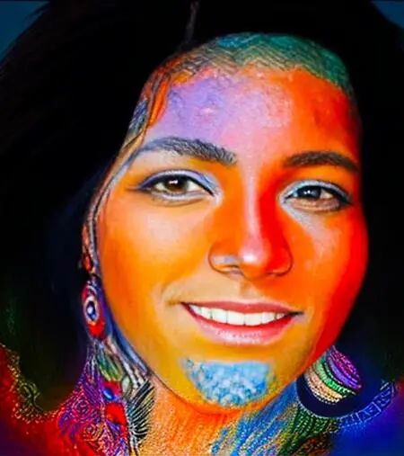 Digital Art Styled Self Portrait of Myself 2025 