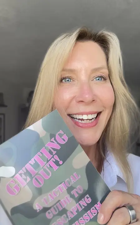 The milestone: publishing Getting Out: A Tactical Guide to Escaping Narcissism. This book took me twenty years to write — not on paper, but in life. I survived an overt narcissist in my 20s and a covert one in my 40s, and for a long time I thought that story was just something I'd survived, not something I'd share. Getting Out is what happened when I stopped seeing those years as wasted and started seeing them as training. The tools I had to build to get free are the same tools I now hand to other people. Holding this book in my hands doesn't feel like publishing. It feels like purpose.