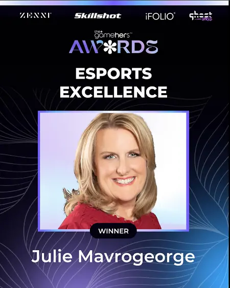 I have been honored several times throughout my career, but I am most proud of the two awards I have received from *thegamehers. Both awards are in the field of esports in both 2024 & 2025,
*thegamehers is a community of women and fem-identifying individuals who support one another and work tirelessly in various career fields throughout the gaming and esports industry.