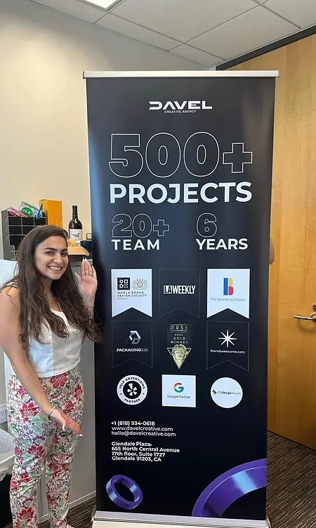 date - 2022. Getting ready to represent Davel Creative Agency at an industry expo. Behind every public event are the less visible moments, preparing materials, organizing the presentation, checking every detail, and making sure the agency’s story is communicated clearly before the doors open.