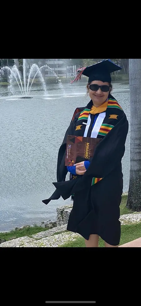 Proud African-Mexican Latina Master's graduate of RSMAS