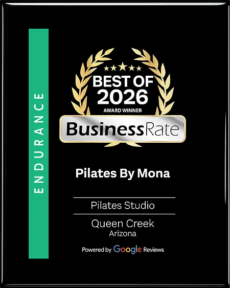 Very proud to be recognized as Best Pilates Studio in Queen Creek 2026 