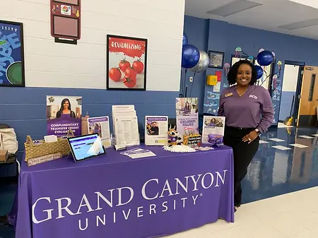 This is what influence looks like in action—showing up, building relationships, and creating access to opportunity. As a University Development Counselor with Grand Canyon University, much of my work takes place directly in schools and communities, where I connect educators and working professionals with pathways to continue their education and grow professionally. For me, impact begins with presence, conversation, and helping others see what is possible.